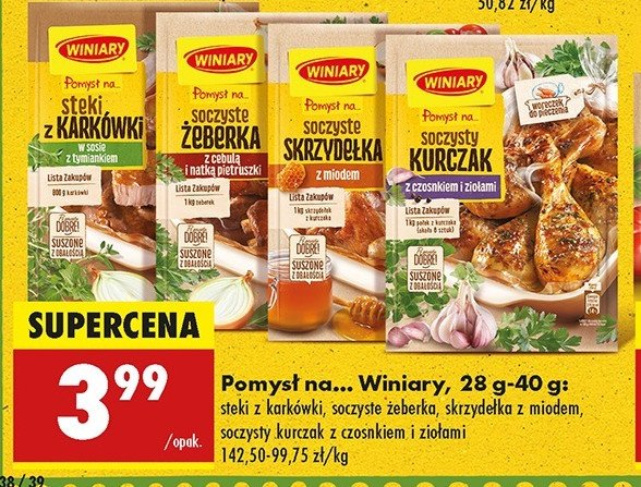 Soczystego kurczaka z czosnkiem i ziołami Winiary pomysł na ... promocja
