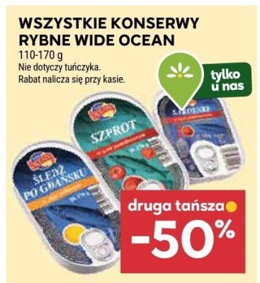 Konserwy rybne Szprot, Śledzie 110-170 g różne rodzaje promocja w Stokrotka