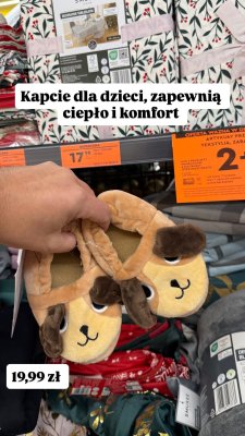 Kapcie dla dzieci promocja w Biedronka