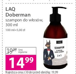 Szampon doberman Laq promocja
