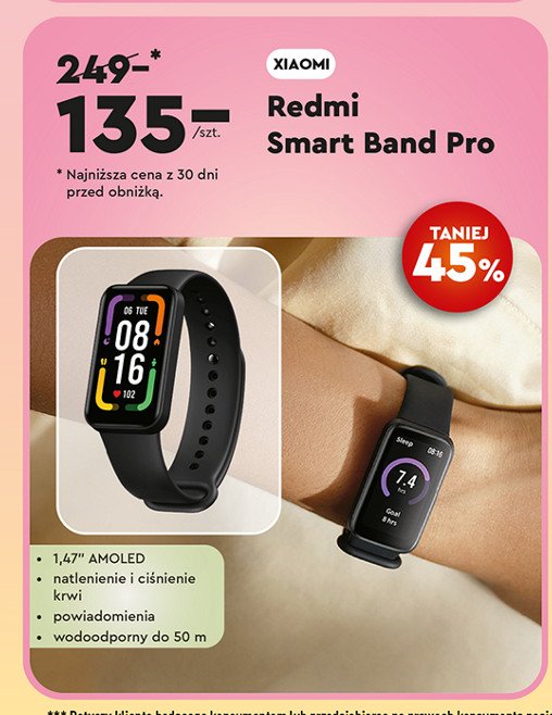 Opaska redmi smart band pro Xiaomi promocja