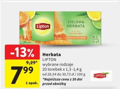 Herbata promocja w Intermarche