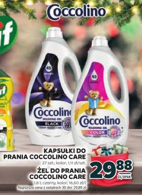 Kapsułki do prania Coccolino Care black, color promocja w Stokrotka