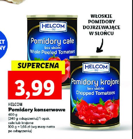 Pomidory krojone Helcom promocja