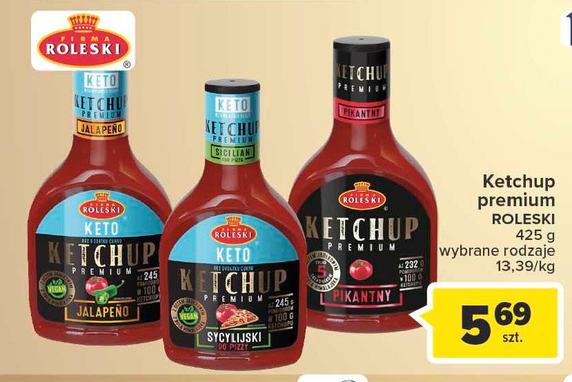 Ketchup premium pikantny Roleski promocja