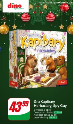 Gra Kapibary Herbaciary promocja w Dino