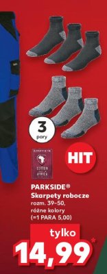 Skarpety robocze 39-50 Parkside promocja