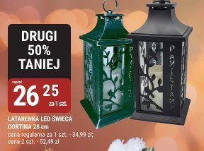Latarnia cortina święca promocja w bi1