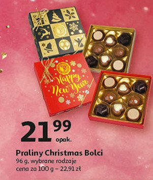 Praliny christmas Bolci promocja