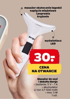 Masażer do szyi i dekoltu promocja w Netto