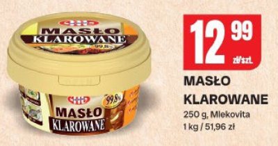 Masło Klarowane 250g Mlekovita promocja w Chorten