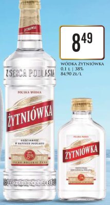 Wódka Żytniówka 0.1 L promocja w Dino