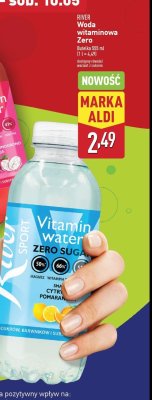 Woda witaminowa zero cytryna pomara艅cza River promocja