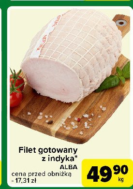 Filet z indyka gotowany Alba promocja w Carrefour Express