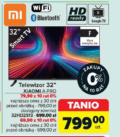 Telewizor 32hd2s13 Xiaomi promocja