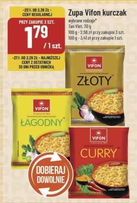 Zupa Vifon kurczak wybrane rodzaje Tan Viet promocja w POLOmarket