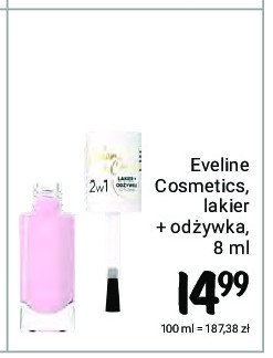 Lakier odżywka 6w1 care & colour french Eveline nail therapy professional promocja