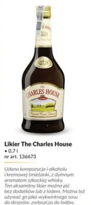Likier The Charles House promocja w Makro