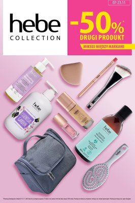Kosmetyki hebe COLLECTION promocja w Hebe