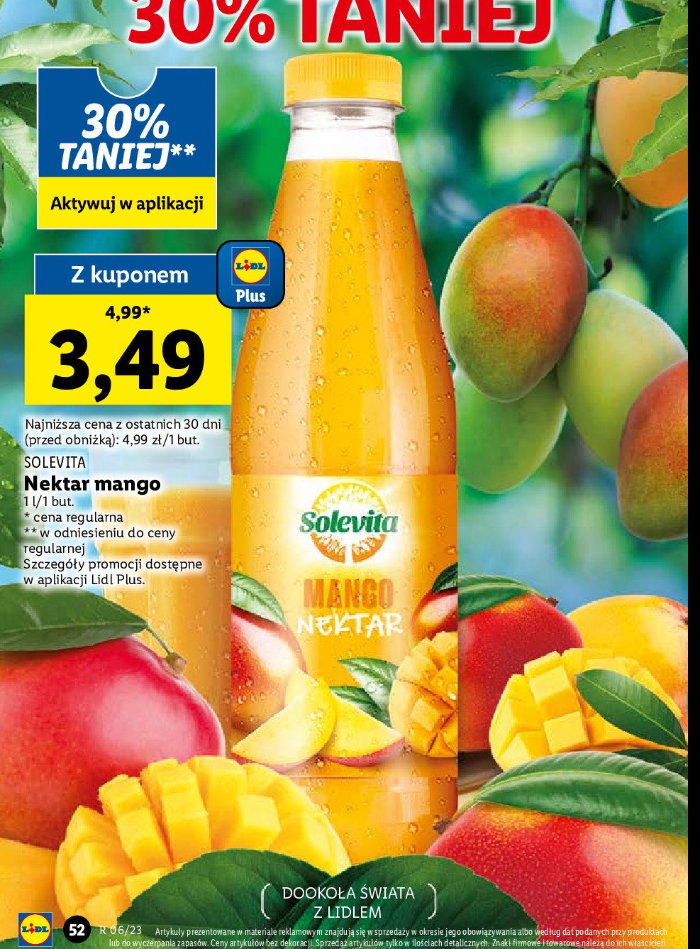 Nektar mango Solevita promocja