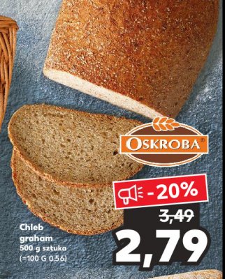 Chleb graham Oskroba promocja