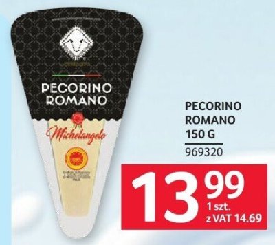 Ser Pecorino Romano 150 g promocja w Selgros