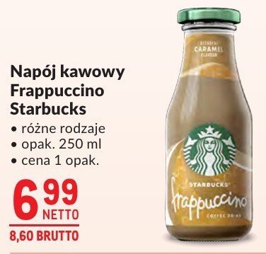 Napój kawowy Frappuccino Starbucks promocja w Makro