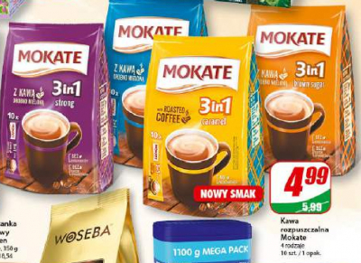 Kawa Mokate 3in1 caramel promocja