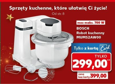 Robot kuchenny BOSCH MUMS2AW00 promocja w Kaufland