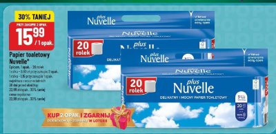 Papier toaletowy Nuvelle Epicom 3-warstwowy promocja w POLOmarket