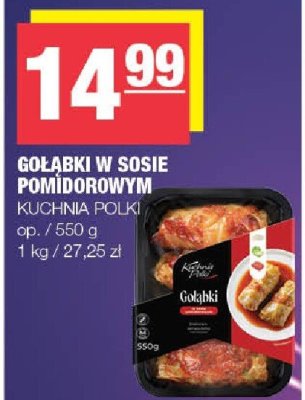 Gołąbki w sosie pomidorowym Kuchnia Polki promocja w SPAR