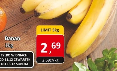 Banan 1kg promocja w Market Point