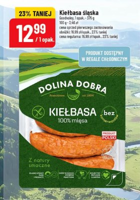 Kiełbasa śląska GoodValley promocja w POLOmarket