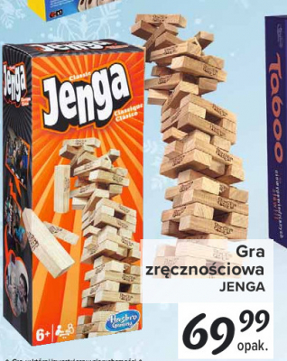 Gra jenga promocja