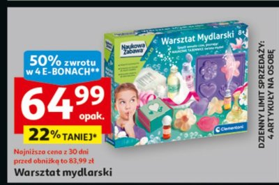 Warsztat mydlarski promocja w Auchan