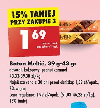 Baton kokosowy Meltie promocja