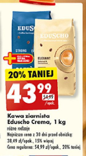 Kawa strong EDUSCHO CAFFE CREMA promocja