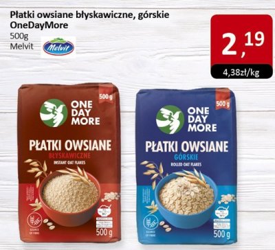 P艂atki owsiane b艂yskawiczne promocja w Market Point