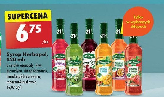 Syrop mango z ananasem Herbapol promocja