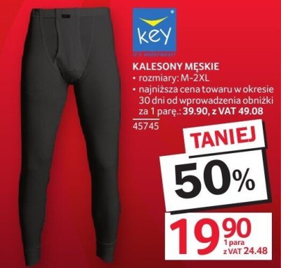 Kalesony męskie promocja w Selgros