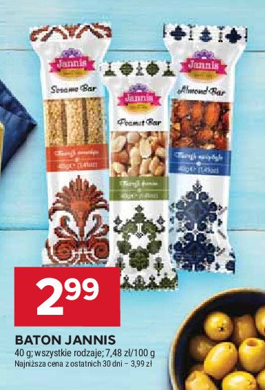 Baton z sezamem JANNIS promocja w Stokrotka