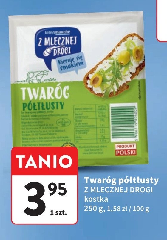 Twaróg połtłusty Z mlecznej drogi promocja