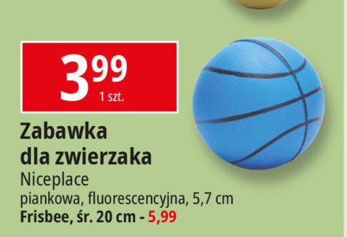 Frisbee 20 cm Niceplace promocja w Leclerc