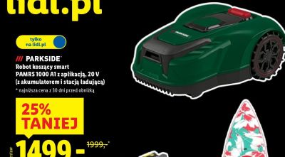 Robot koszący smart PAMRS 1000 A1 z aplikacją, 20 V  promocja w Lidl