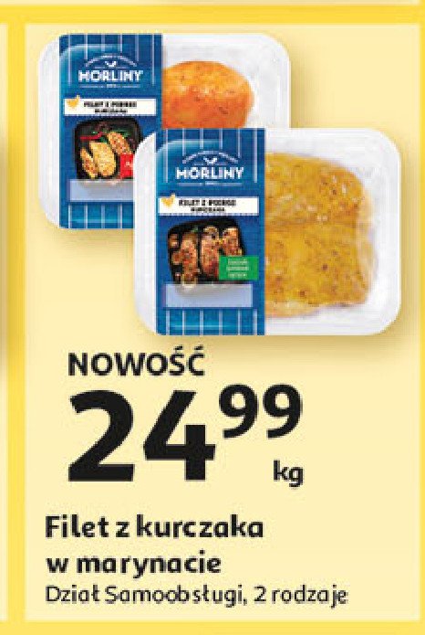 Filet z piersi kurczaka w marynacie czosnek-tymianek-cytryna Morliny promocja