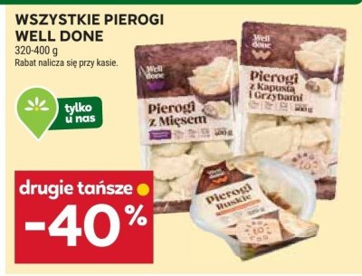 Pierogi wszystkie rodzaje promocja w Stokrotka