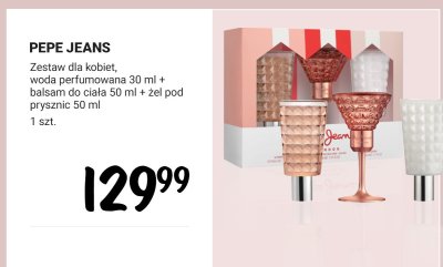 Zestaw dla kobiet, woda perfumowana + balsam do ciała + żel pod prysznic  promocja w Rossmann