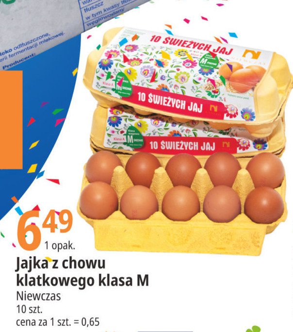 Jajka kurze kl.m NIEWCZAS promocja