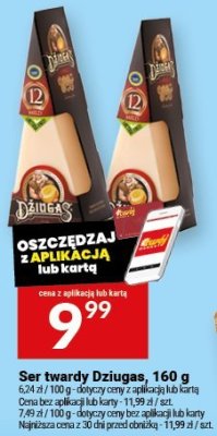 Ser twardy Dziugas promocja w Twój Market