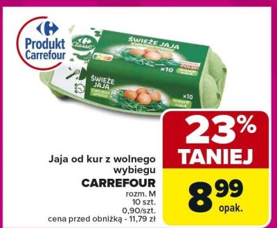 Jaja promocja w Carrefour Market